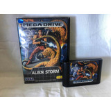 Alien Storm Original C/ Caixa Do Mega Drive