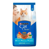 Alimento Cat Chow Defense Plus Multiproteína Para Gato Adulto Sabor Peixe Em Sacola De 3kg