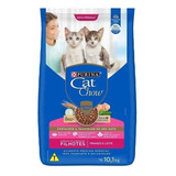 Alimento Cat Chow Defense Plus Para Gato Desde Cedo Sabor Frango E Leite Em Sacola De 10.1kg