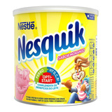 Alimento Em Pó Sabor Morango Nesquik Nestlé Lata 380g