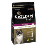 Alimento Golden Premium Especial Castrados Para Gato Adulto Sabor Frango Em Saco De 3kg