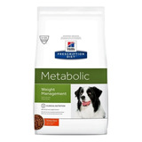 Alimento Hill's Prescription Diet Metabolic Para Cão Adulto Todos Os Tamanhos Sabor Frango Em Sacola De 7.98kg