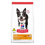 Alimento Hill's Science Diet Hill's Science Diet Light Para Cão Adulto Todos Os Tamanhos Sabor Frango Em Sacola De 6.8kg