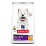 Alimento Hill's Science Diet Pele Sensível Para Cão Adulto De Raça Pequena Sabor Frango Em Sacola De 6kg
