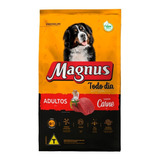 Alimento Magnus Premium Todo Dia Para Cão Adulto De Raça Média E Grande Sabor Carne Em Sacola De 10.1kg