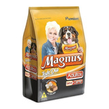 Alimento Magnus Premium Todo Dia Para Cão Adulto De Raça Média E Grande Sabor Carne Em Sacola De 25kg