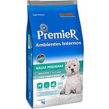 Alimento Premier Gourmet Ambientes Internos Para Cães Adulto De Raça Pequena Sabor Frango E Salmão Em Sacola De 7.5kg