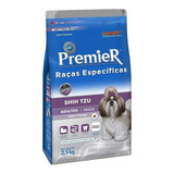 Alimento Premier Super Premium Raças Específicas Shih Tzu Para Cachorro Adulto De Raça Pequena Sabor Frango Em Sacola De 2.5kg