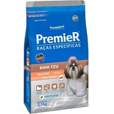 Alimento Premier Super Premium Raças Específicas Shih Tzu Para Cachorro Adulto Pequena Sabor Salmão Em Saco De 2.5kg