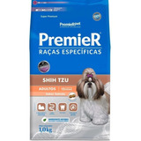 Alimento Premier Super Premium Raças Específicas Shih Tzu Para Cão Adulto De Raça Pequena Sabor Salmão Em Sacola De 1kg