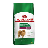 Alimento Royal Canin Size Health Nutrition Mini Indoor Senior Para Cão Senior De Raça Pequena Sabor Mix Em Sacola De 7.5kg