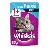 Alimento Whiskas Adultos Whiskas Gatos S Para Gato Adulto Todos Os Tamanhos Sabor Peixe Jelly Em Saco De 85g