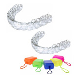 Alinhador Dental Invisivel Placa Bruxismo Caixa Kit 2 Placas