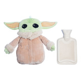 Almofada Baby Yoda + Bolsa Água Quente P/ Dor E Cólica 