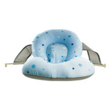 Almofada Banho Soft Bebe Infantil Bolinhas Azul - Kababy