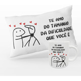 Almofada Caneca Flork Frase Meme Palito