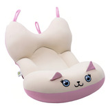 Almofada De Banho Para Bebê Gatinha Ágata - Baby Pil Cor Branca