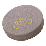 Almofada De Meditação Redonda De Espuma Dura E Linho De Algo