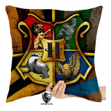 Almofada Decorativa Grande Harry Potter Hogwarts Casas House