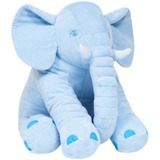 Almofada Elefante Gigante 60 Cm Azul