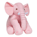 Almofada Elefante Gigante 60cm Rosa 7562