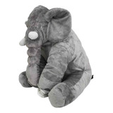 Almofada Elefante Pelúcia 62cm Travesseiro Para Bebê Dormir