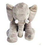 Almofada Elefante Pelúcia 62cm Travesseiro Para Bebê Dormir