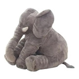 Almofada Elefante Pelúcia Travesseiro 60cm Bebê