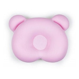 Almofada Ergonômica Para Cabeça Bebê Ursinho Rosa Baby Pil