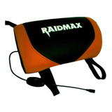 Almofada Lombar Com Massageador Usb Cadeira Gamer Laranja