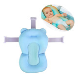 Almofada Para Banheira Azul Bebê Banho Infantil Recém-nascid