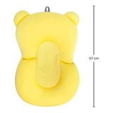 Almofada Para Banho Banheira Recém Nascido Bebê Ursinho Buba
