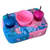 Almofada Porta Pipoca + Balde + 2 Copos Filmes Series Casal