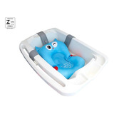 Almofada Pra Dar Banho Em Bebe Coruja Azul Confortável 