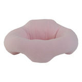 Almofada Puff Apoio Para Bebe Sentar Sofázinho Antialérgico Cor Rosa