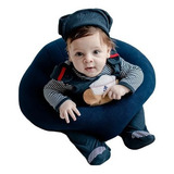 Almofada Puff Apoio Para Bebe Sentar Sofázinho Antialérgico 