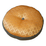 Almofada Redonda De 40cm Para Meditação, Almofada De