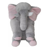 Almofada Travesseiro Elefante Bebê Pelúcia 80cm