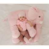 Almofada Travesseiro Elefante Pelúcia Bebê Dormir