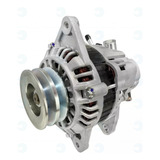 Alternador L200 Sport Outdoor 90a Polia Dupla C/ Bomba Vacuo