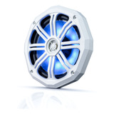 Alto Falante Barco Lancha Iate 6,5 240w Rgb Branco - 1 Par