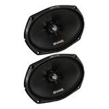 Alto Falante Snake Par 6x9 220rms Preto Ou Branco 4ohms