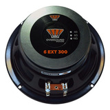 Alto Falante Steel 300 Watts Rms 6 Ext 300 16 Ohms Oversound Cor Preto