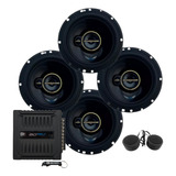 Alto Falantes Hurricane+ Mini Tweter + Modulo Banda 800w