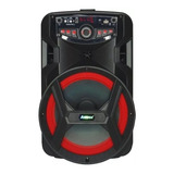 Alto-falante Amvox Aca 188 Gigante Portátil Com Bluetooth Preto 110v/220v