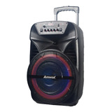 Alto-falante Amvox Aca 380 Viper Portátil Com Bluetooth Preto 110v/220v