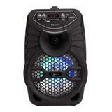 Alto-falante Lenoxx Ca100 Portátil Com Bluetooth Preto 110v/220v