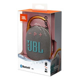 Alto-falante Sem Fio Jbl Clip4 Portátil Bluetooth Color Gris