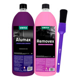 Alumax Limpa Alumínio + Removex Para Chassi + Pincel Externo