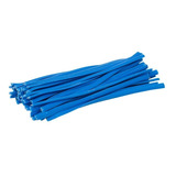 Amarrilho Lacre Fecho Arame 8 Cm Azul C/ +/- 6000 Un 4kg